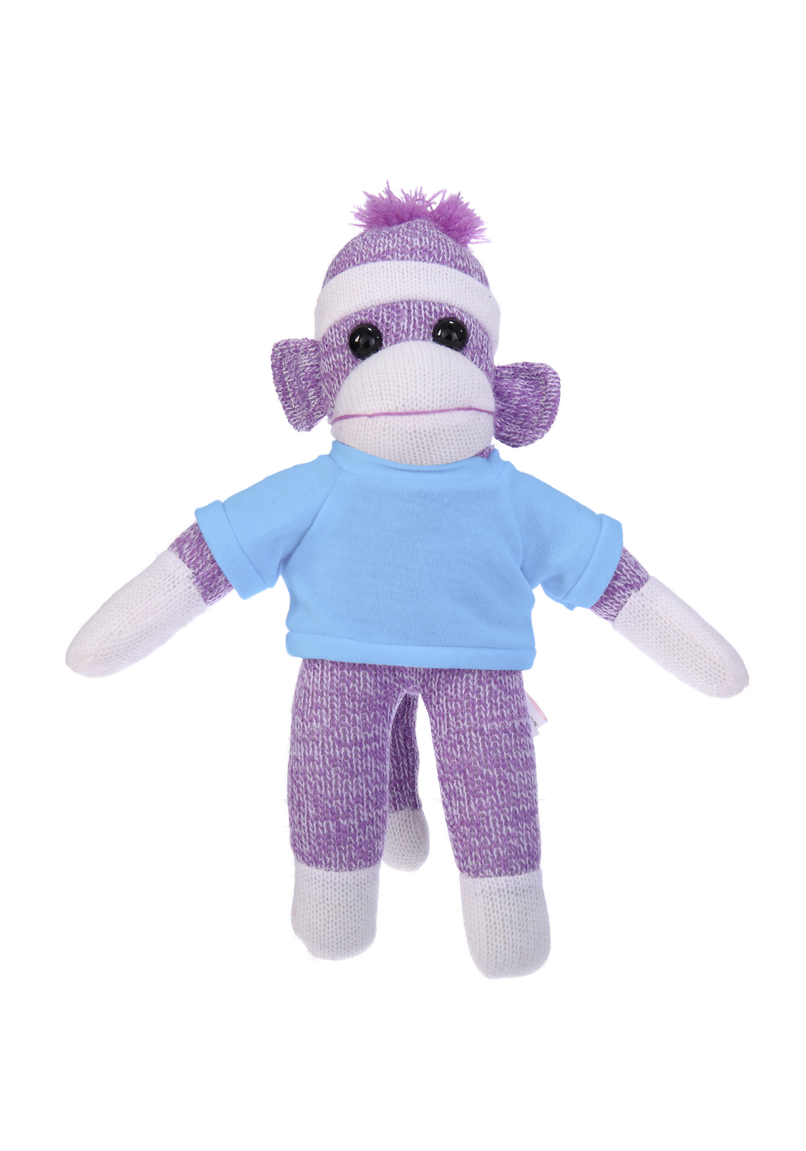 Plush Purple Sock Monkey with Tee