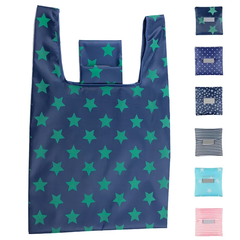 Reusable Foldable Shopping Bag - FULL COLOR 5