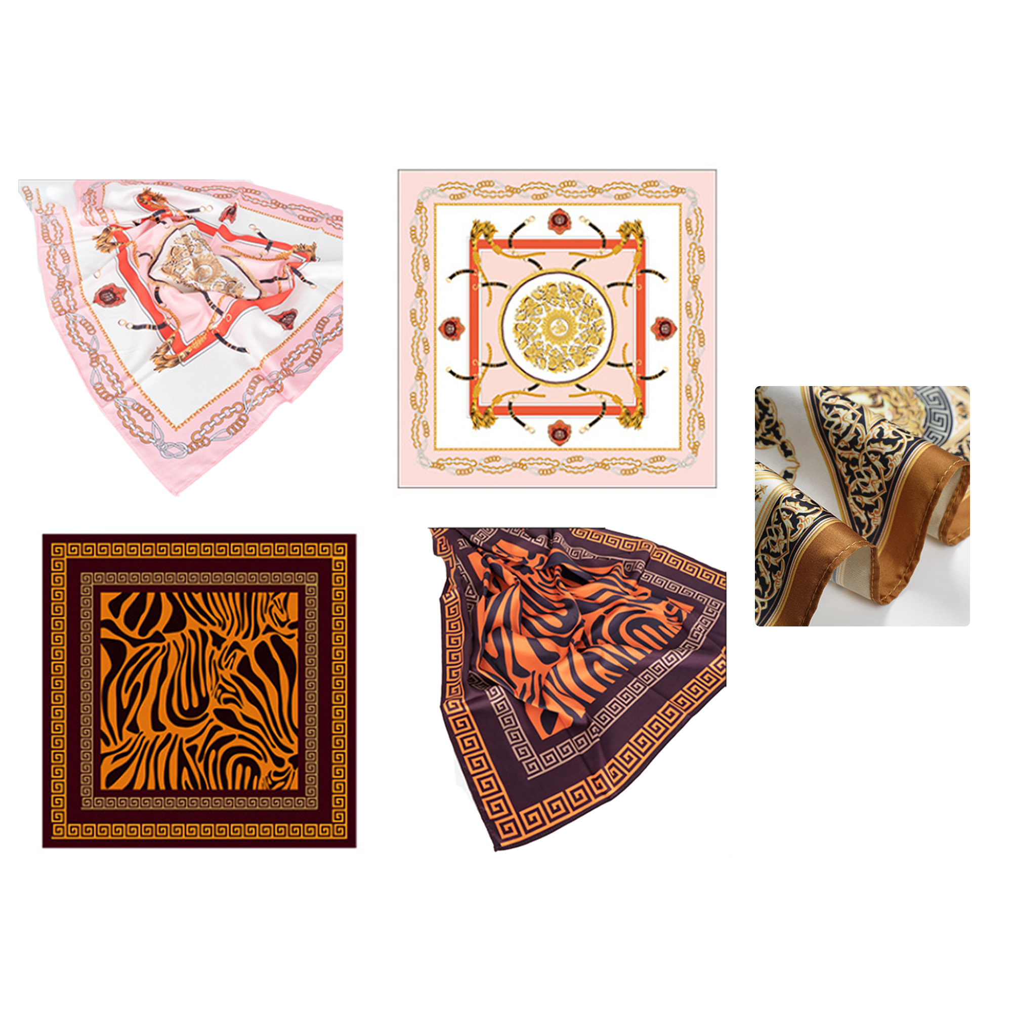 Versatile Style Faux Silk Shawl 3