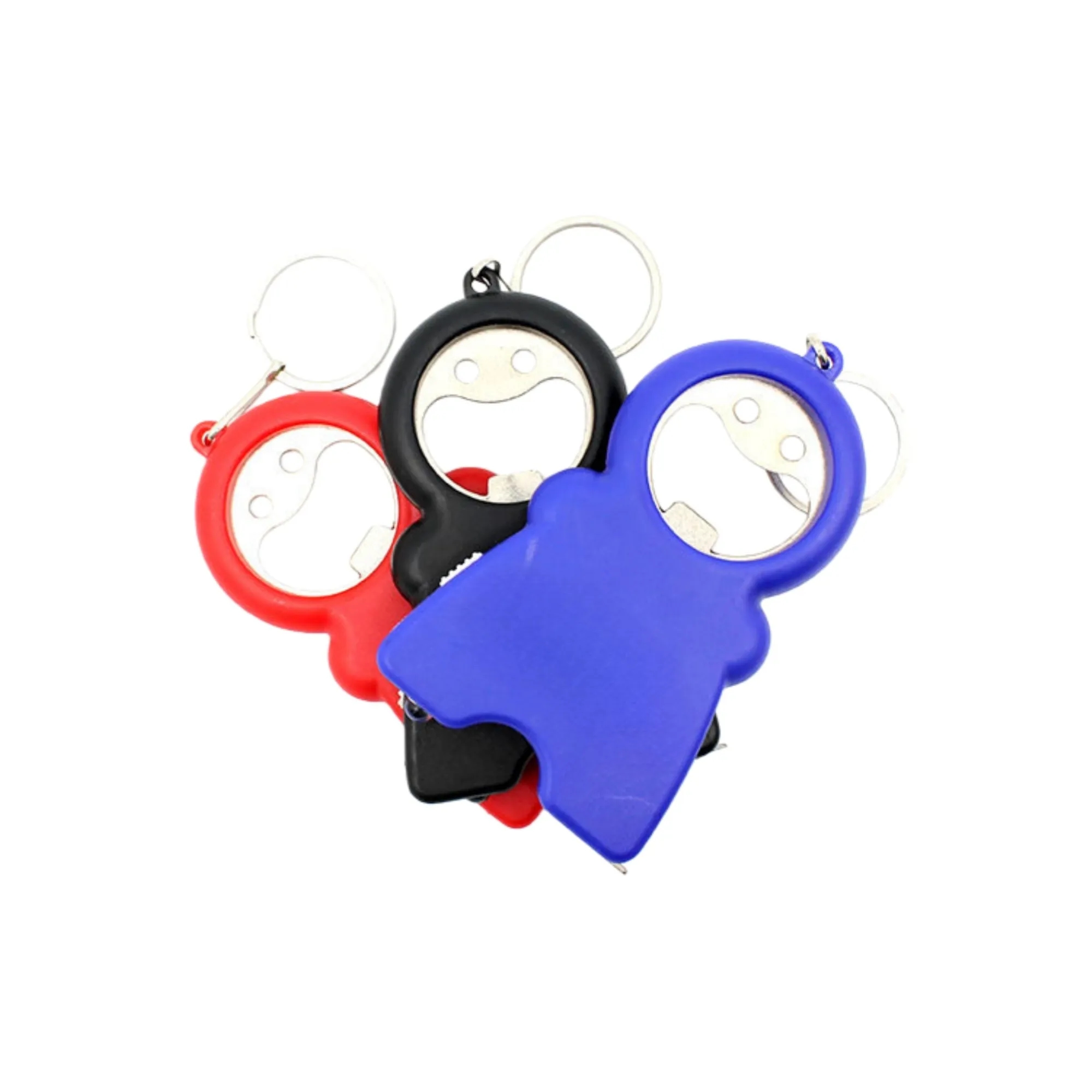 Multifunction Bottle Opener Tape Measure Keychain 2