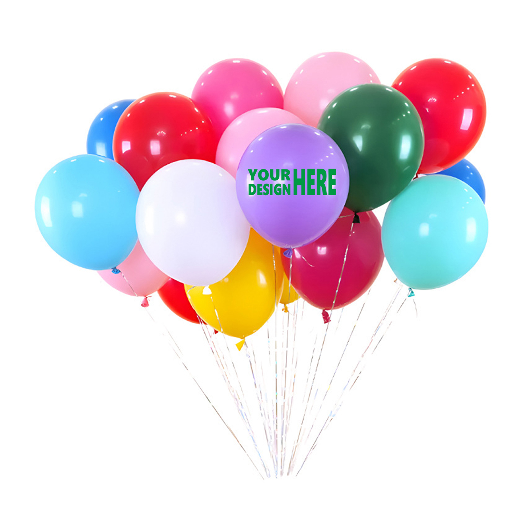 MOQ 100 Matte Latex Balloons for Party and Event 2