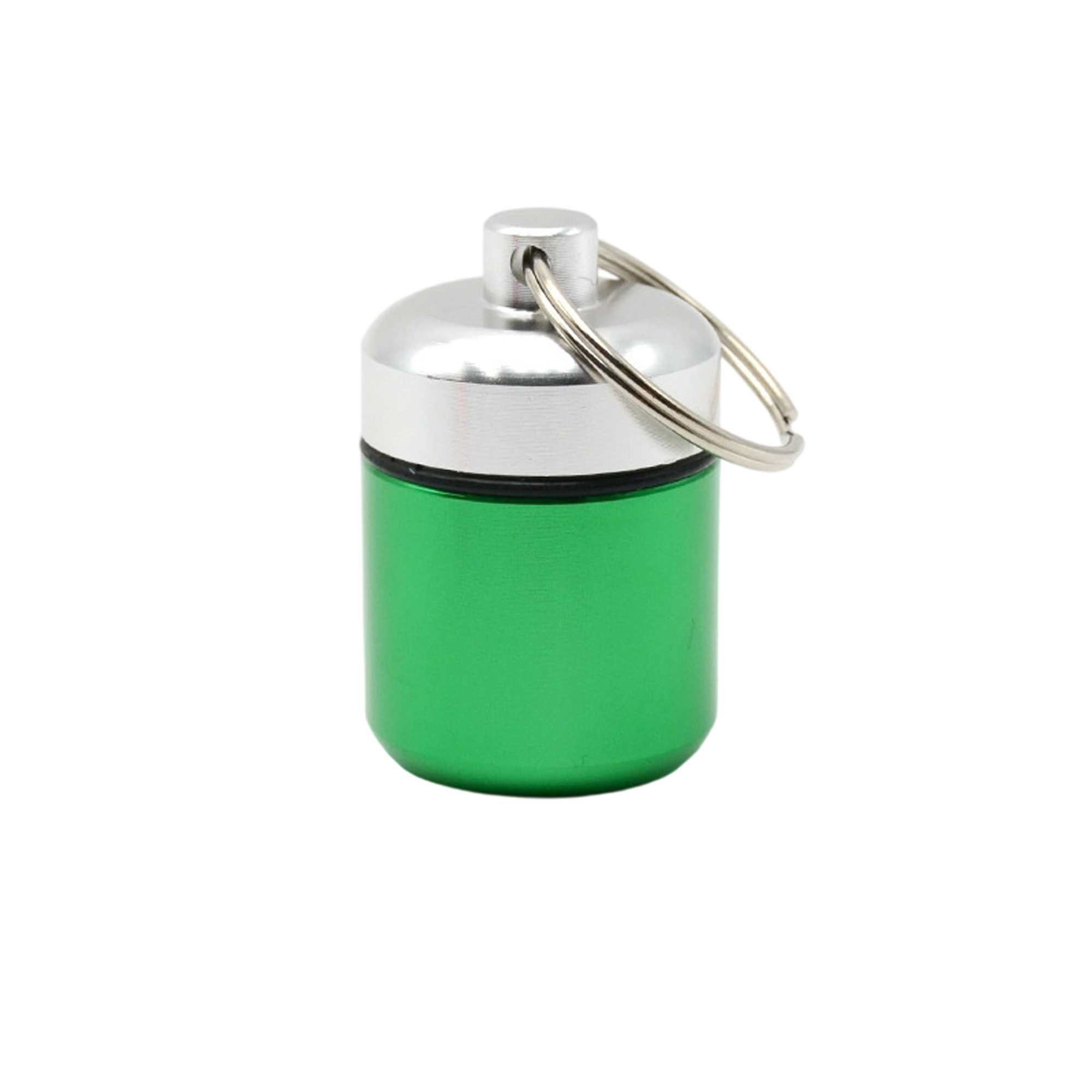 Aluminum Waterproof Portable Pill Box Keychain 5