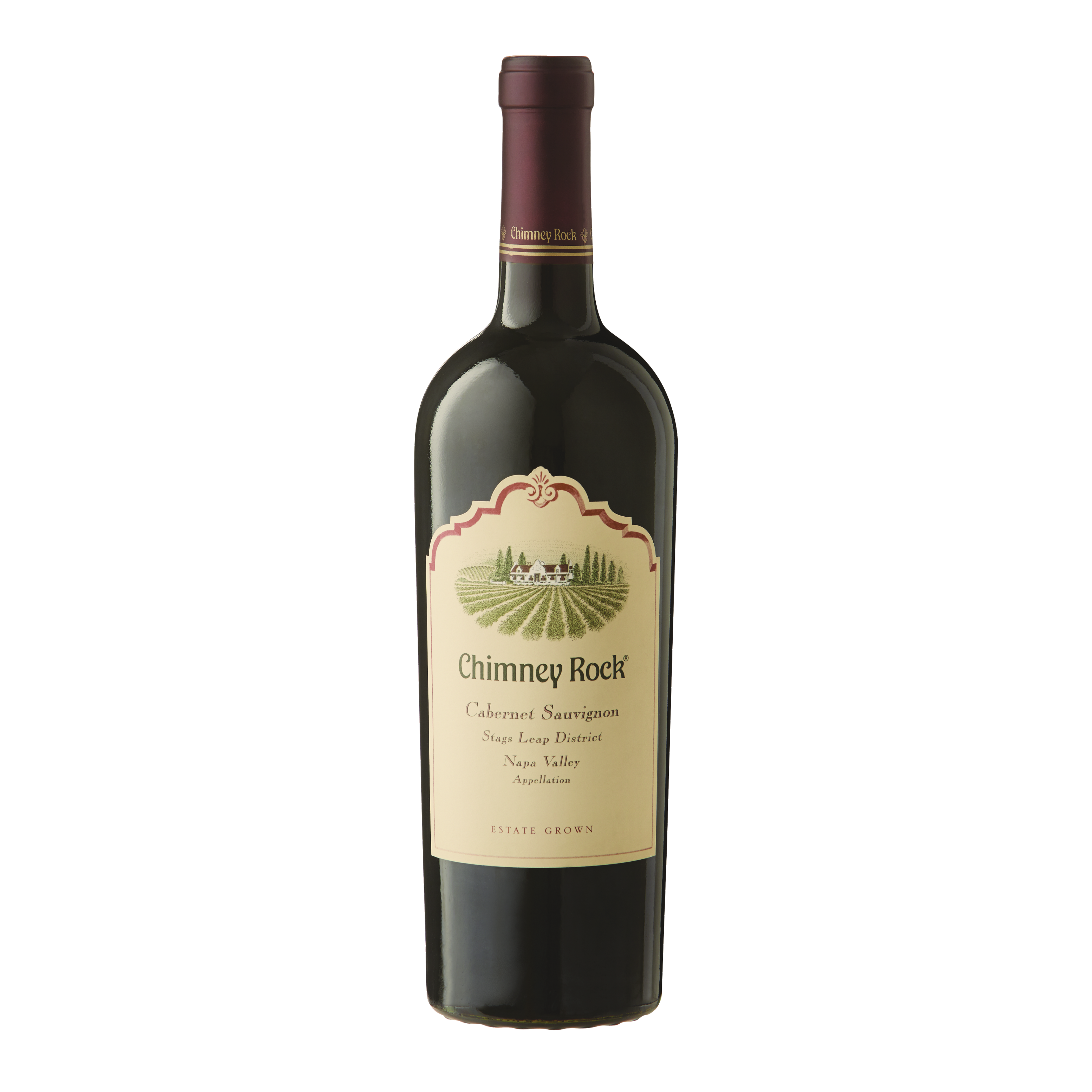 Etched Chimney Rock Cabernet Red Wine Bottle 1