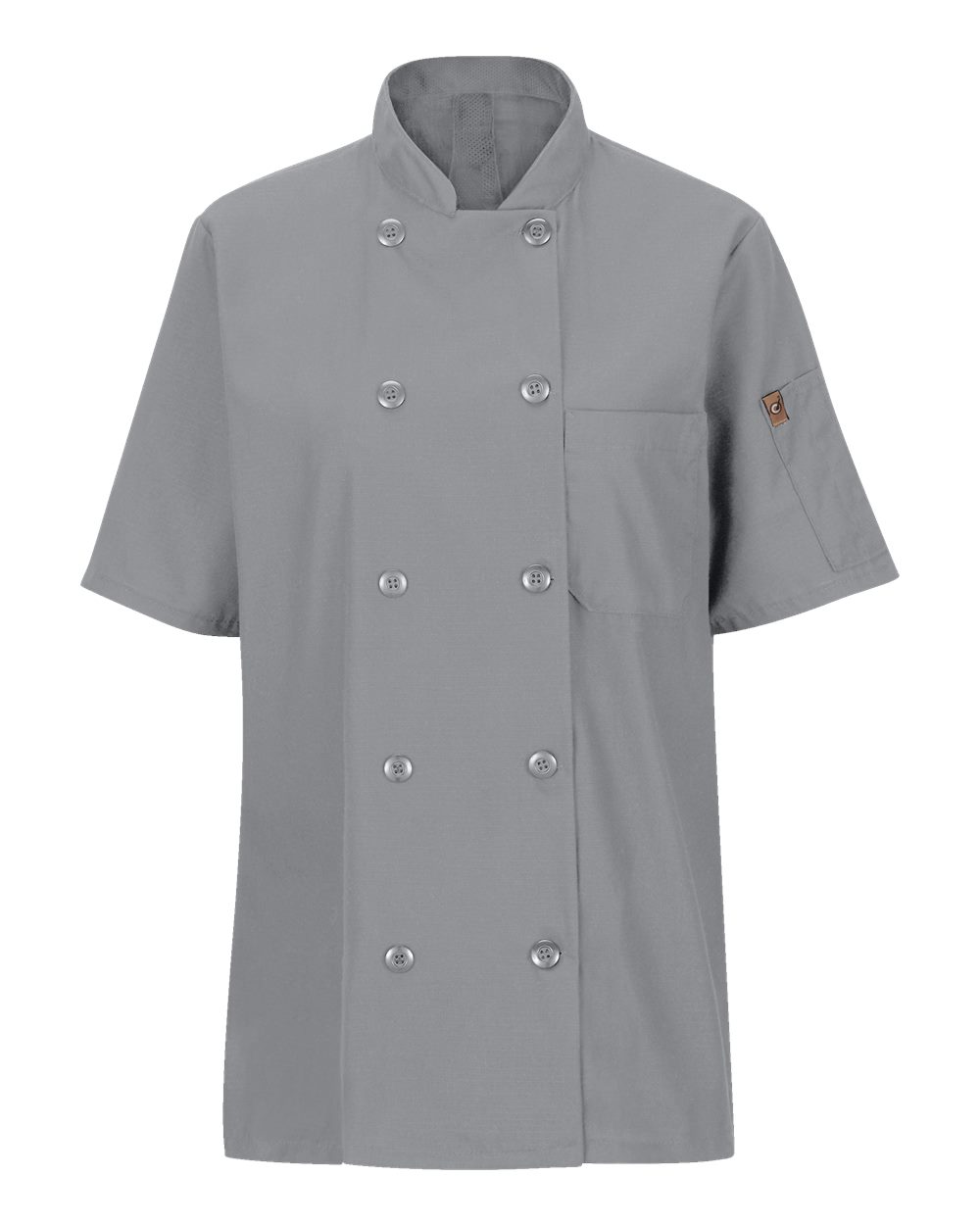 Women's Mimix™ Short Sleeve Chef Coat with OilBlok - 045X 15