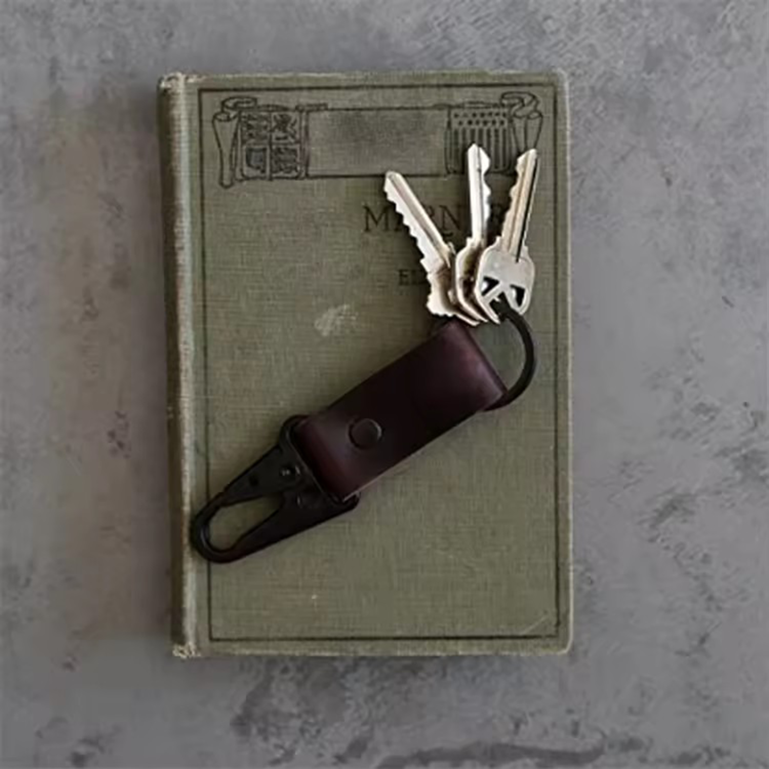 Leather Carabiner Keychain 4