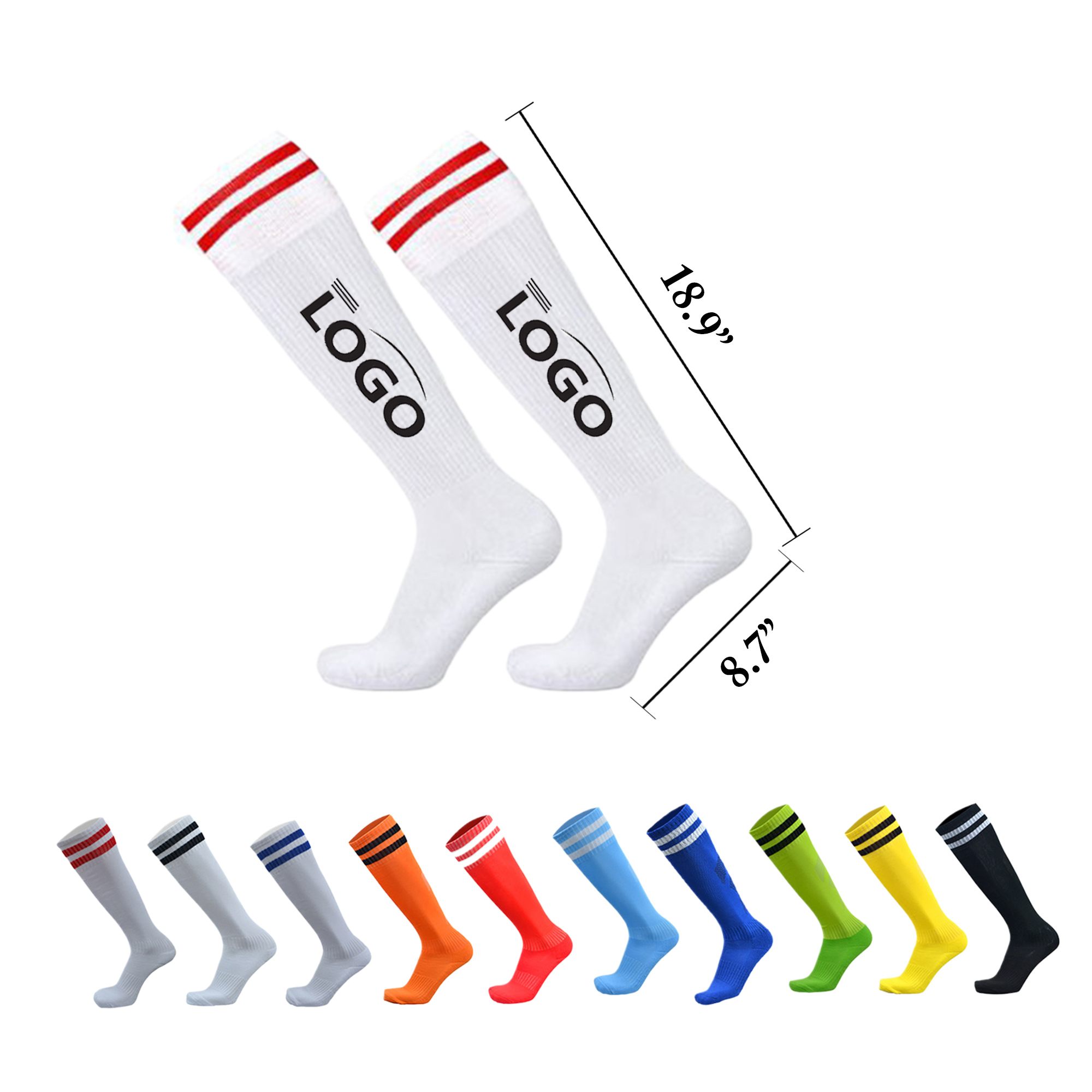 Quick Dry Anti Slip Soccer Socks Over Knee 3