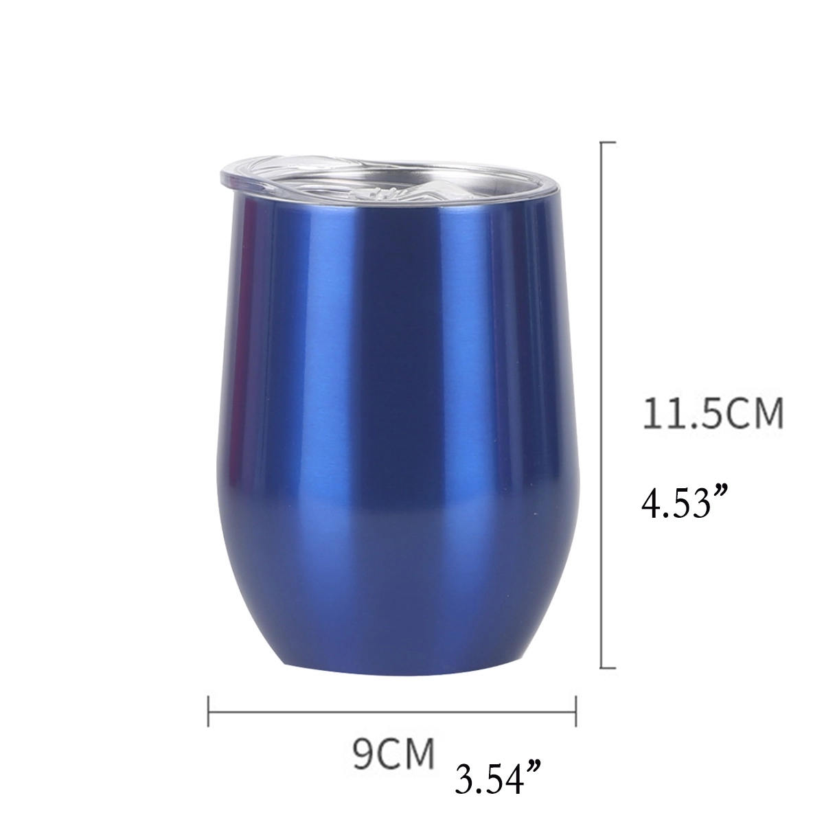 12 Oz Insulated Wine Tumbler With Lid 3