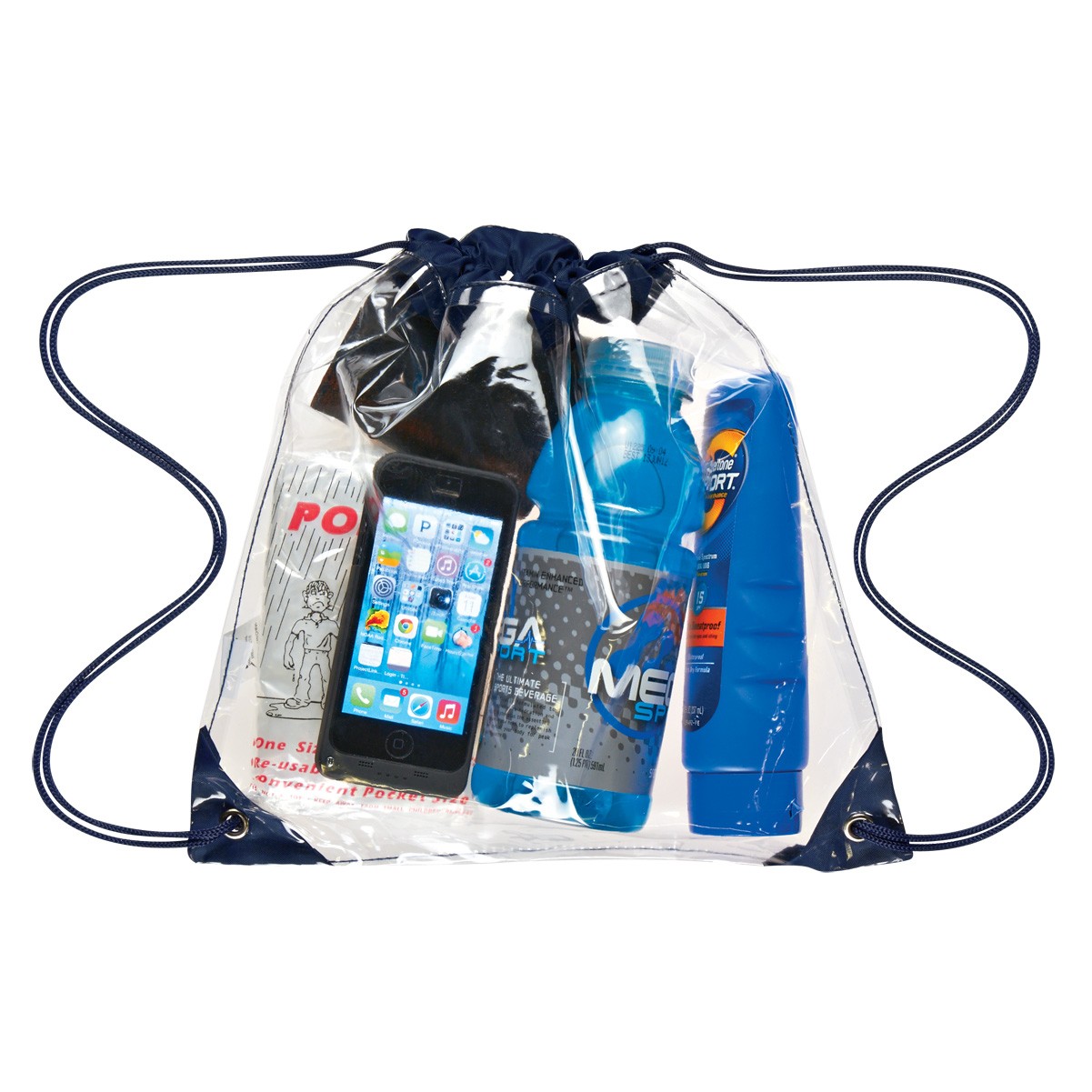 Clear Drawstring/Cinch Backpack 3