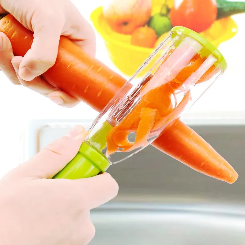 Vegetable Peeler With Container 2