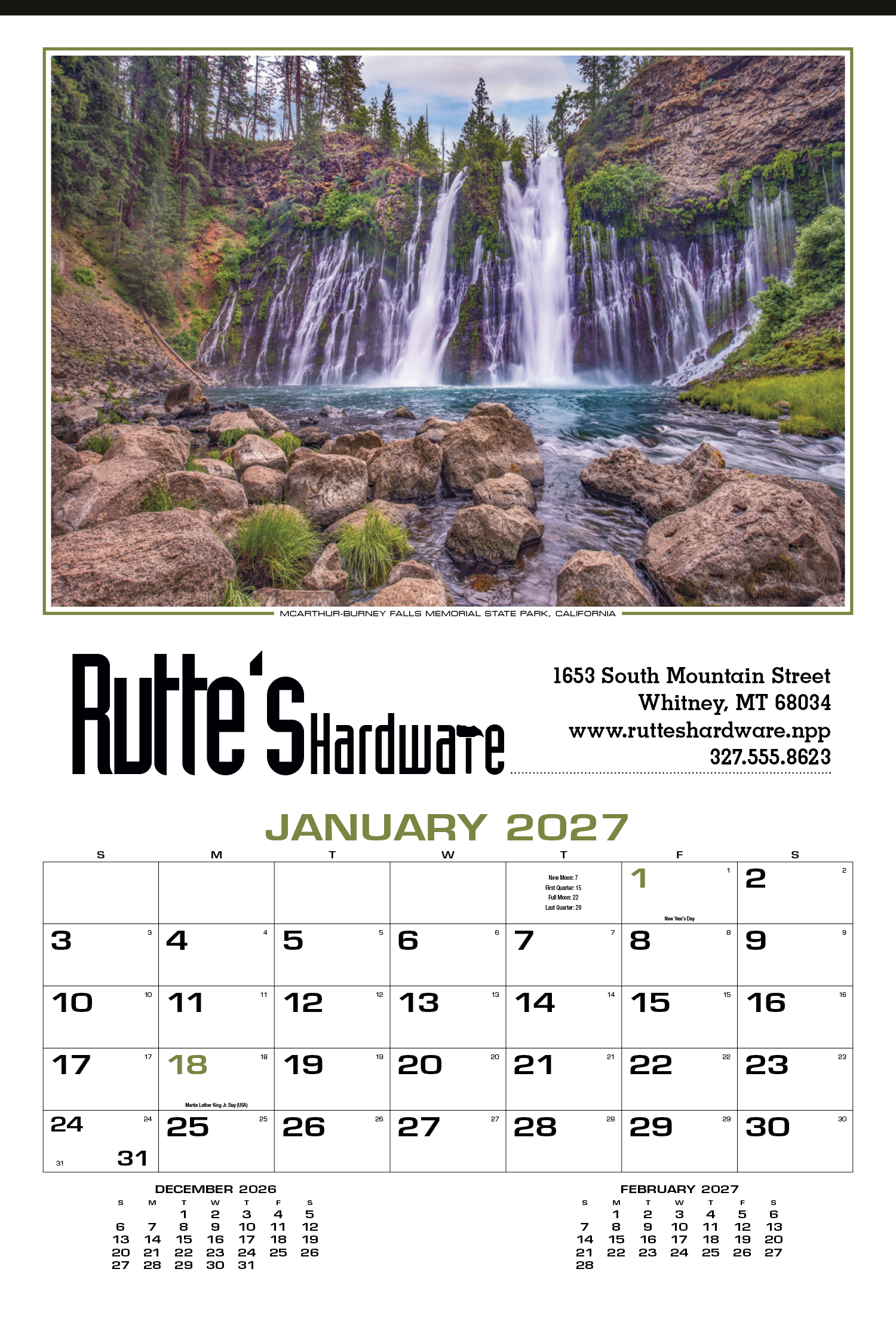 HotLine® Products Our Beautiful America® Executive Calendar 40