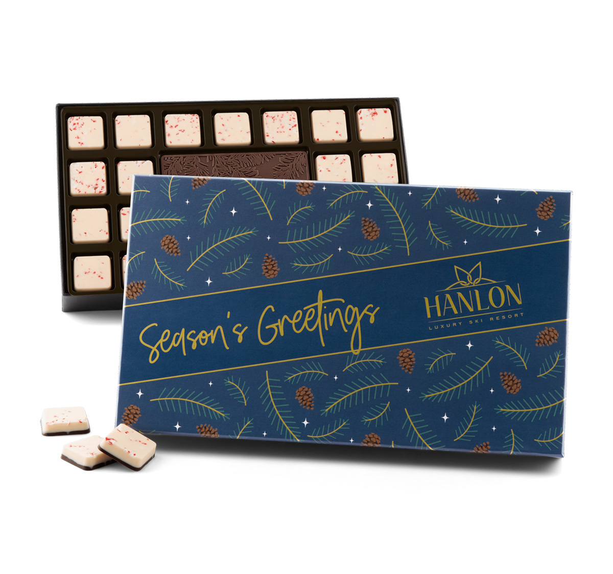 45-Piece Chocolate Ensemble Gift Set with Luxury Custom Packaging 3