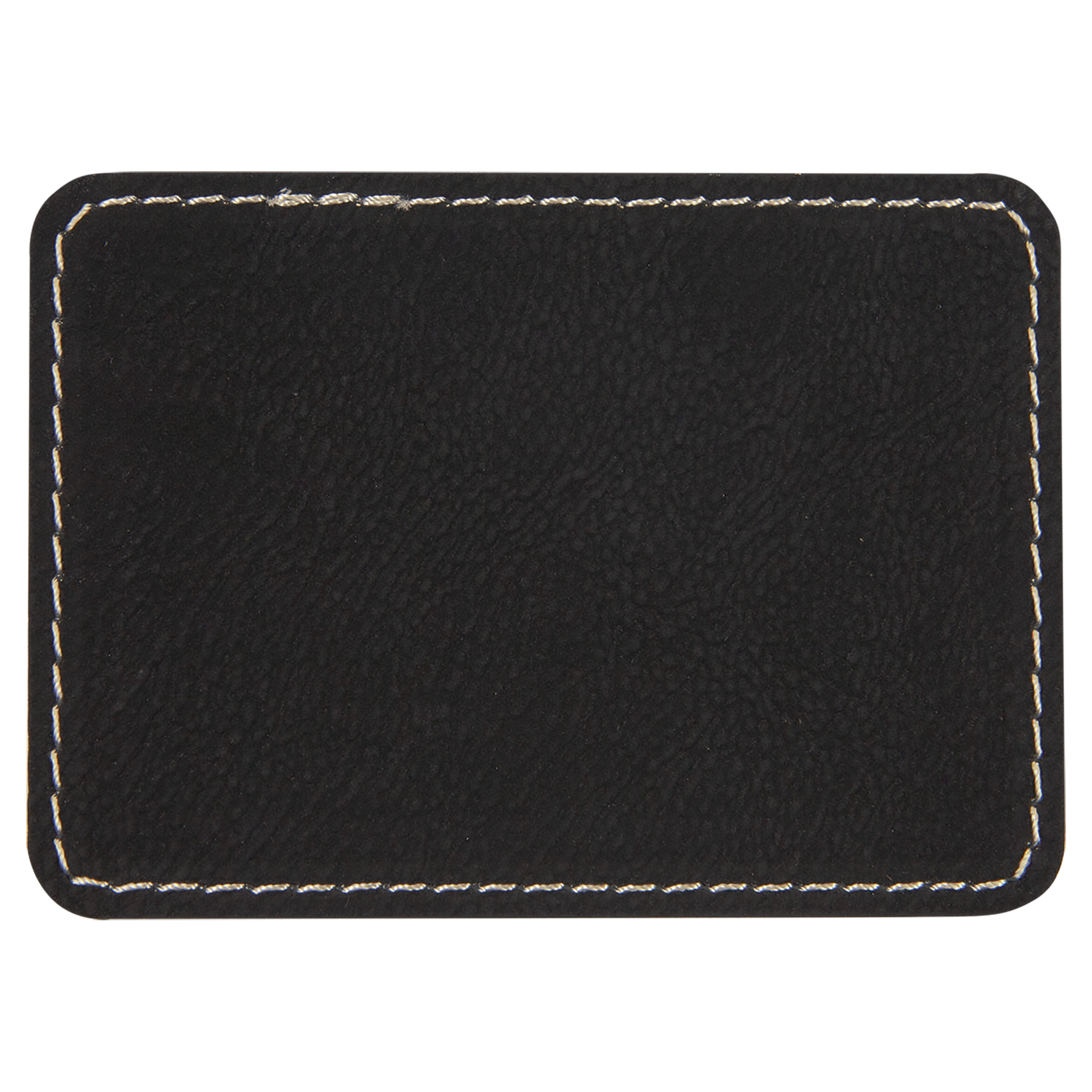3 1/2" x 2 1/2" Rectangle Leatherette Patch with Adhesive 12