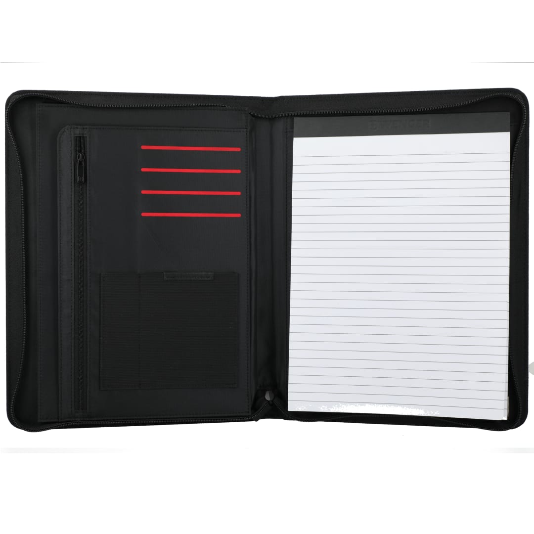 Wenger RPET Zippered Padfolio 18