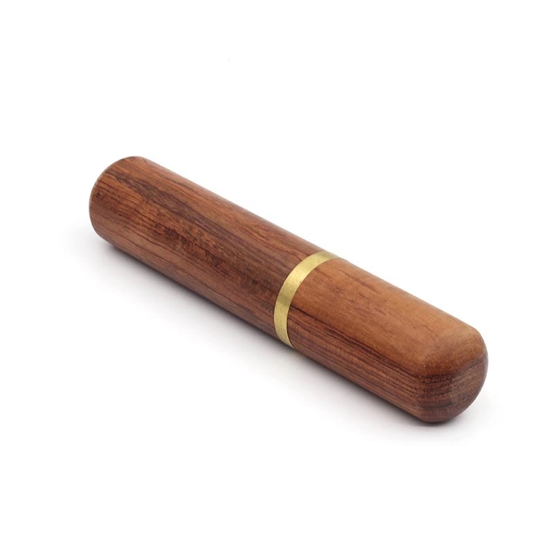 Natural Wood Cigar Tube 6