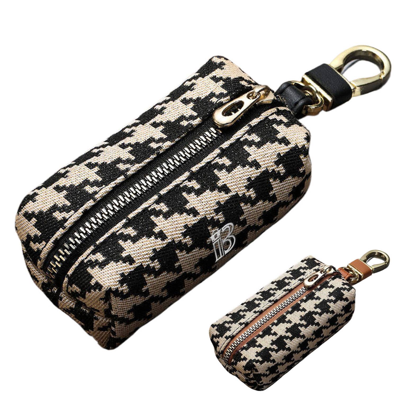 Durable Compact Large Capacity Casual Canvas Key Bag 2