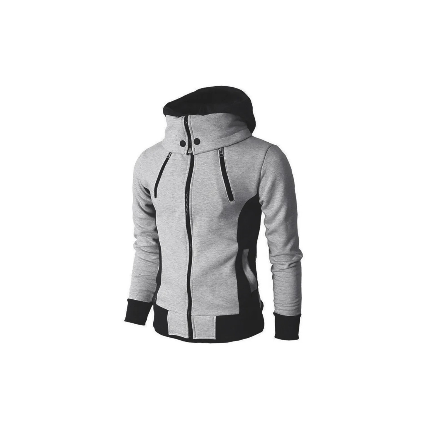 Scarf Collar Bomber Jacket 4