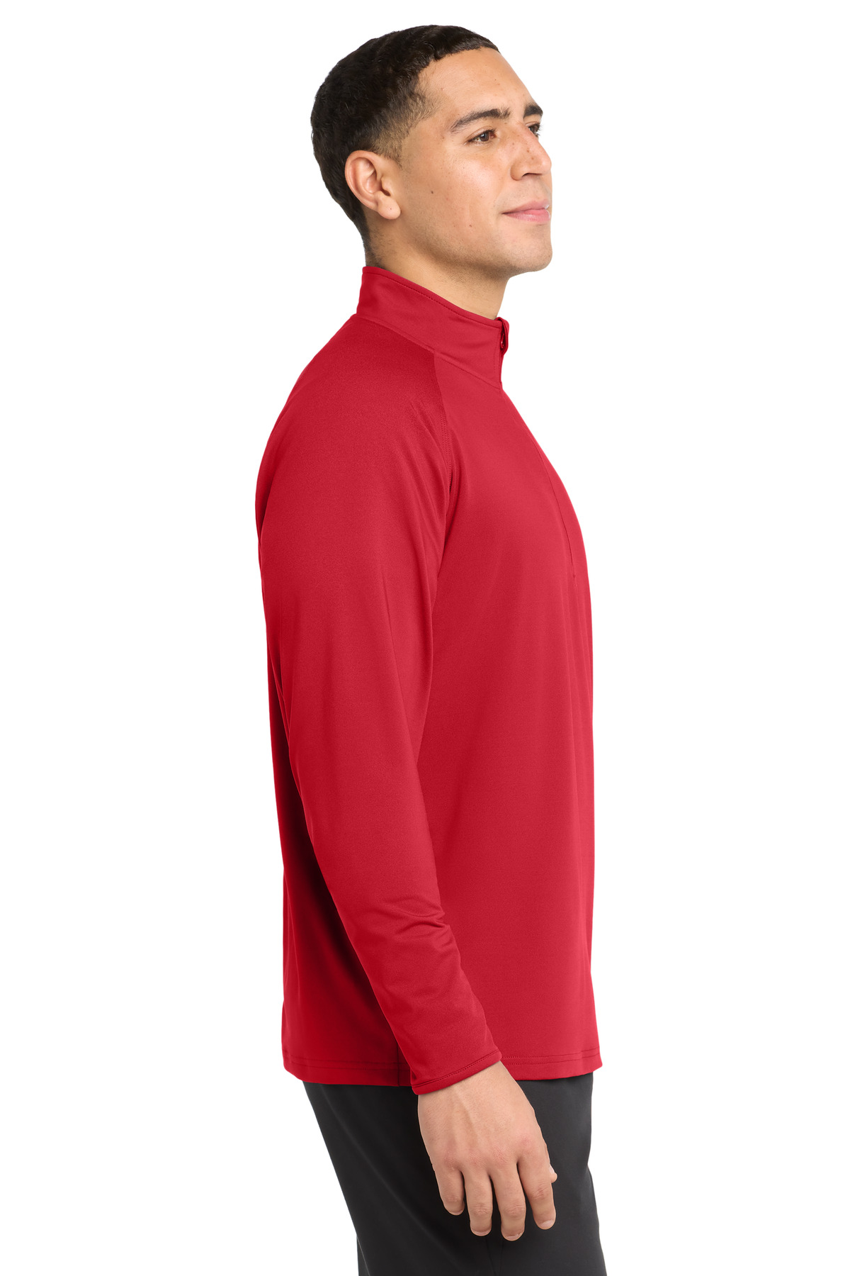 Sport-Tek Tall Sport-Wick Stretch 1/4-Zip Pullover. TST850 47