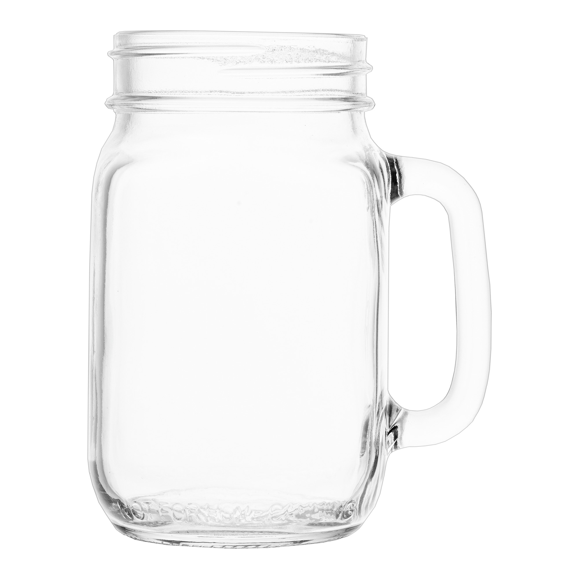 Root Handled Jar Glass - 16 oz. 3