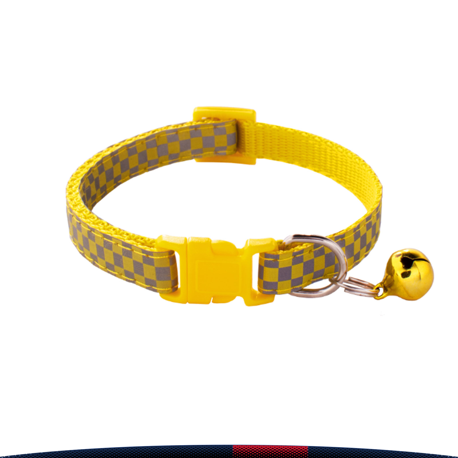 Wagglo Reflective Checkerboard Pet Collar 8