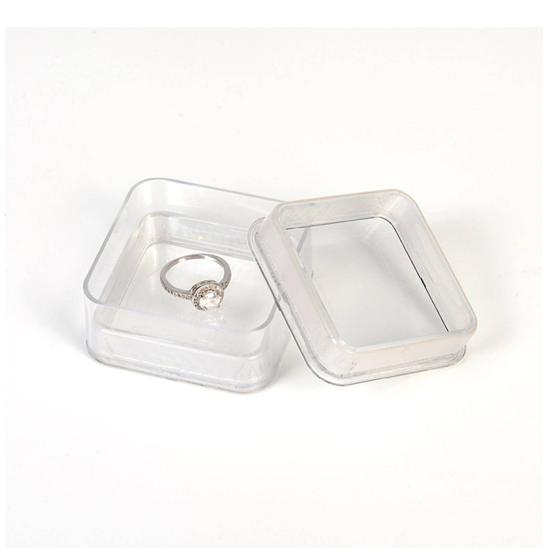 Plastic Transparent 3D Floating Film Jewelry Organizer 3