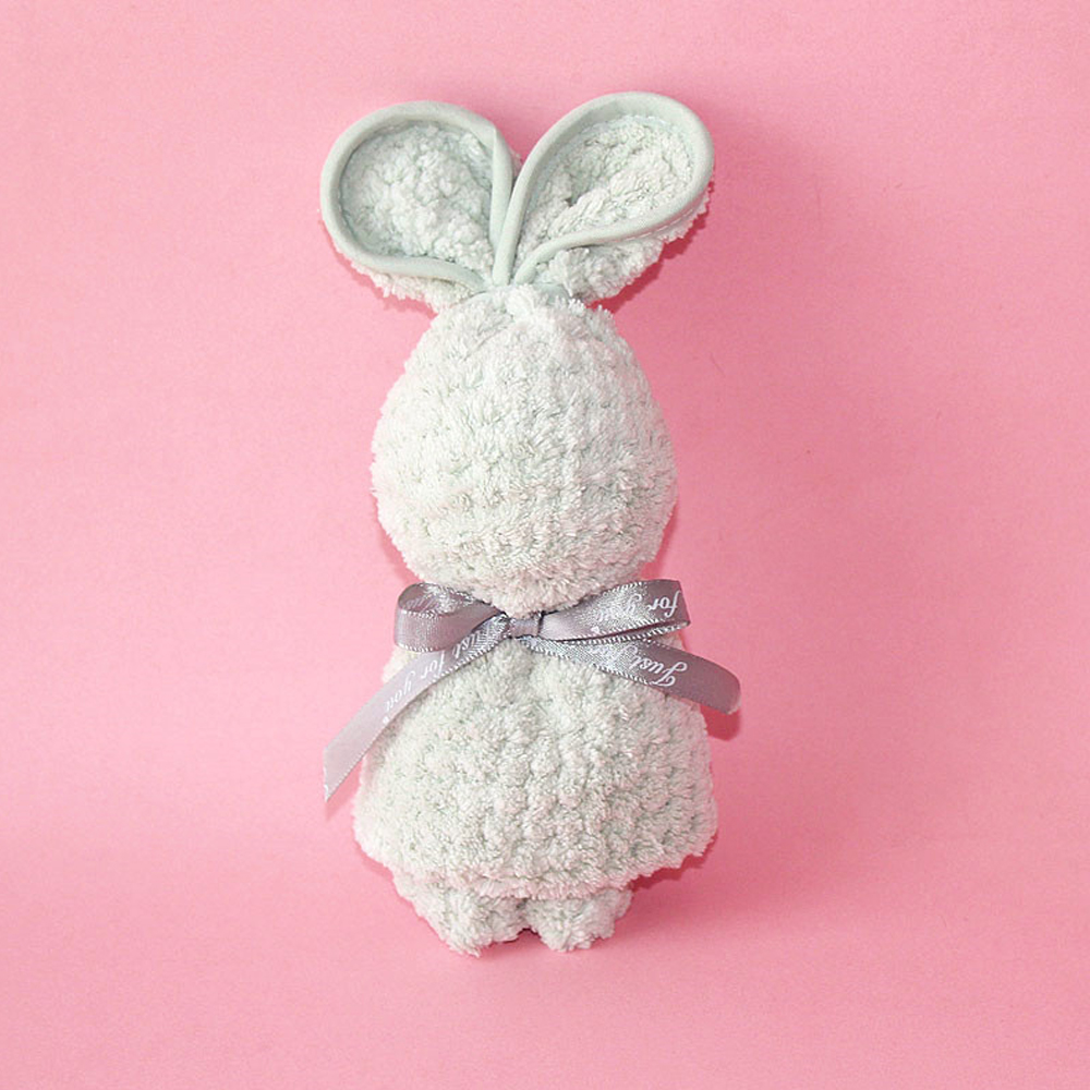 Coral velvet rabbit towel 8