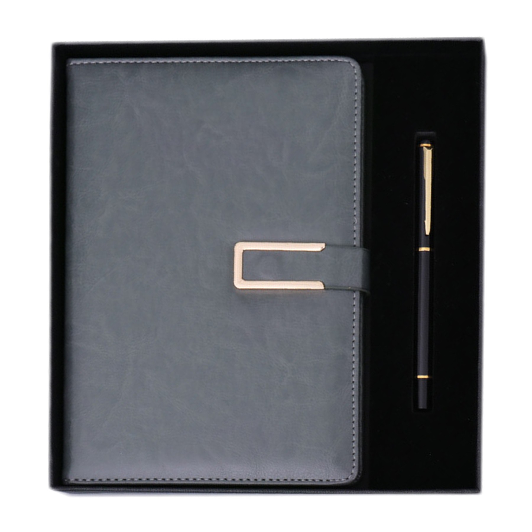 Pu A5 Notebook Set Gift Box 2