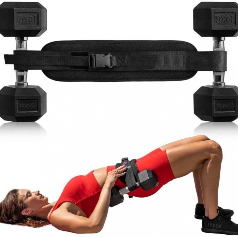 Strength Training Hip Bridge Weight Belt 4