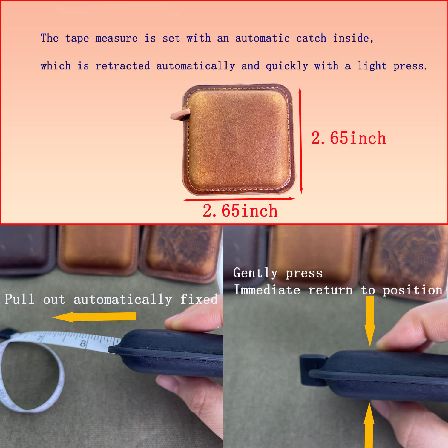 Genuine Leather Measuretape 2