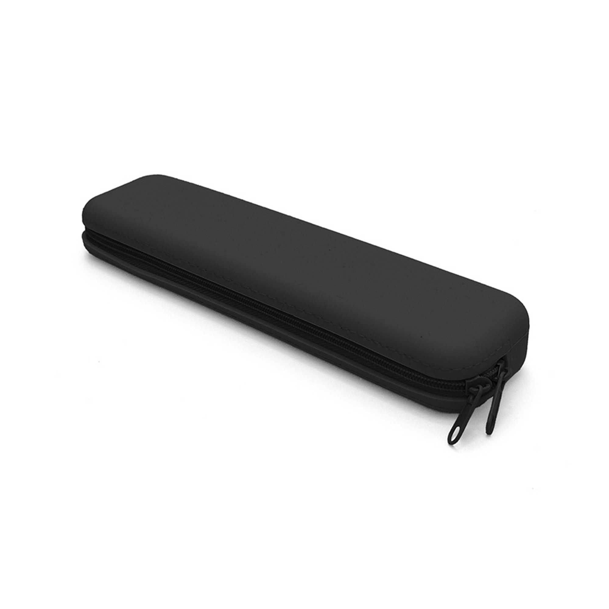 Silicone Pencil Case With Zipper Slim Storage 7.9" Length 2