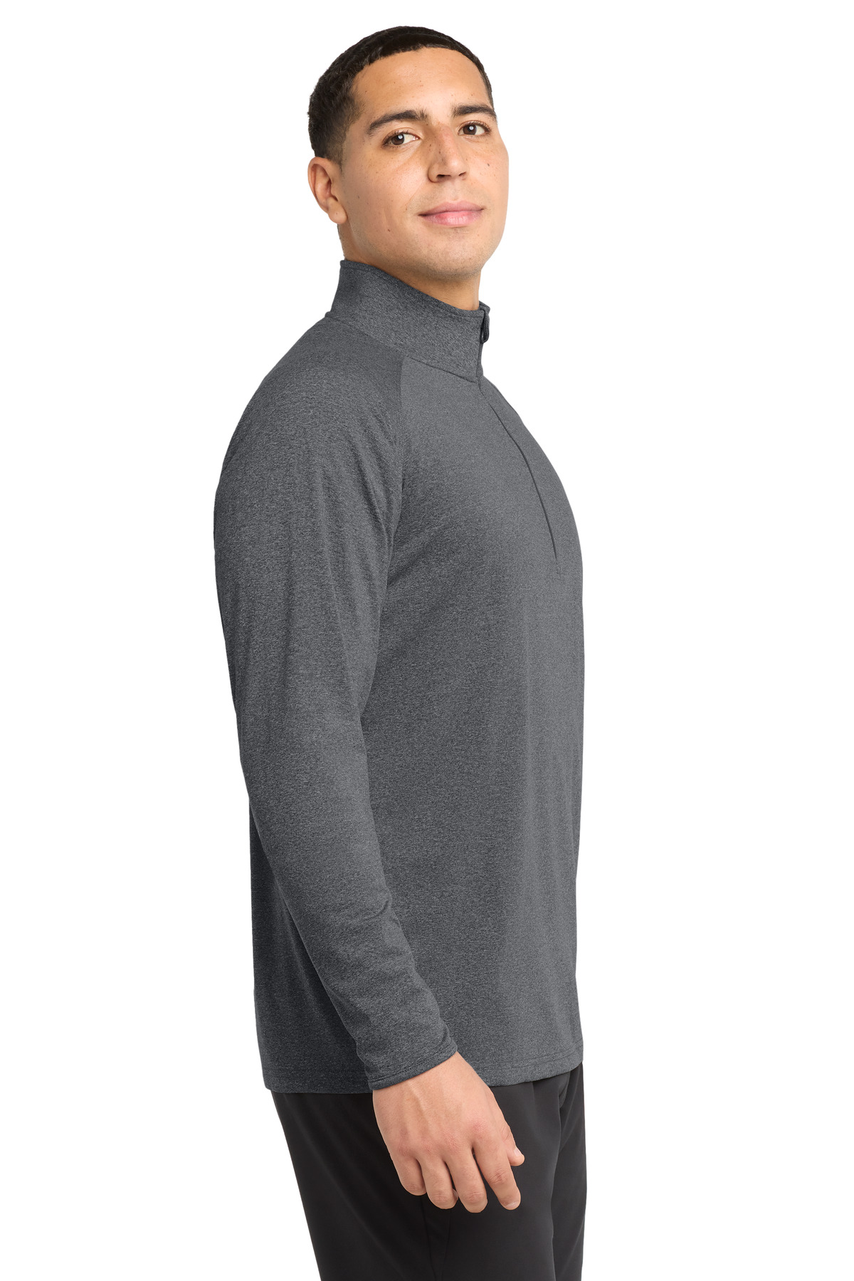 Sport-Tek Tall Sport-Wick Stretch 1/4-Zip Pullover. TST850 53