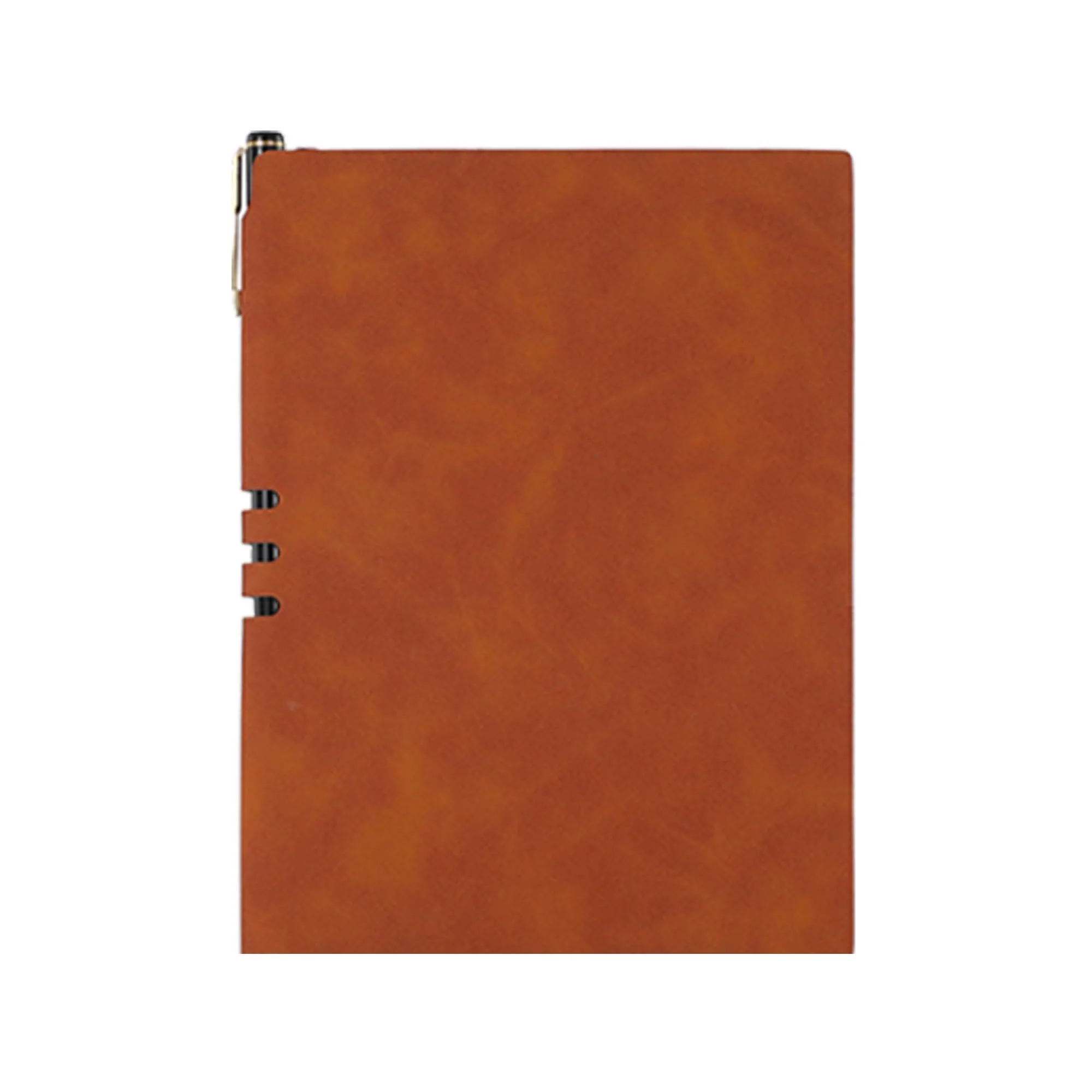 A5 Size Faux Leather Notebook With Metal Pen 9