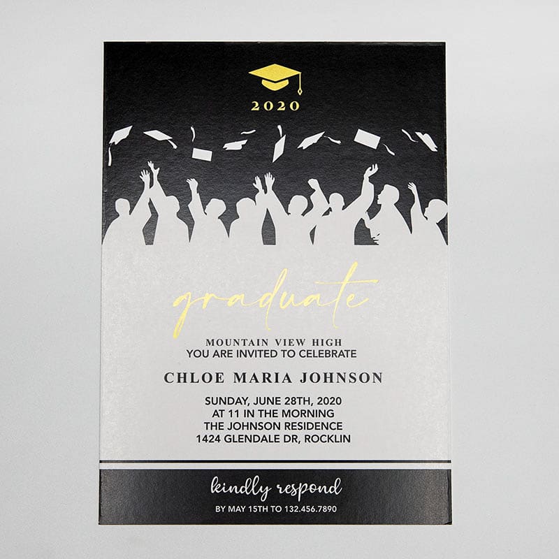 Custom Full Color 5 X 7 Inch Invitation Cards 13