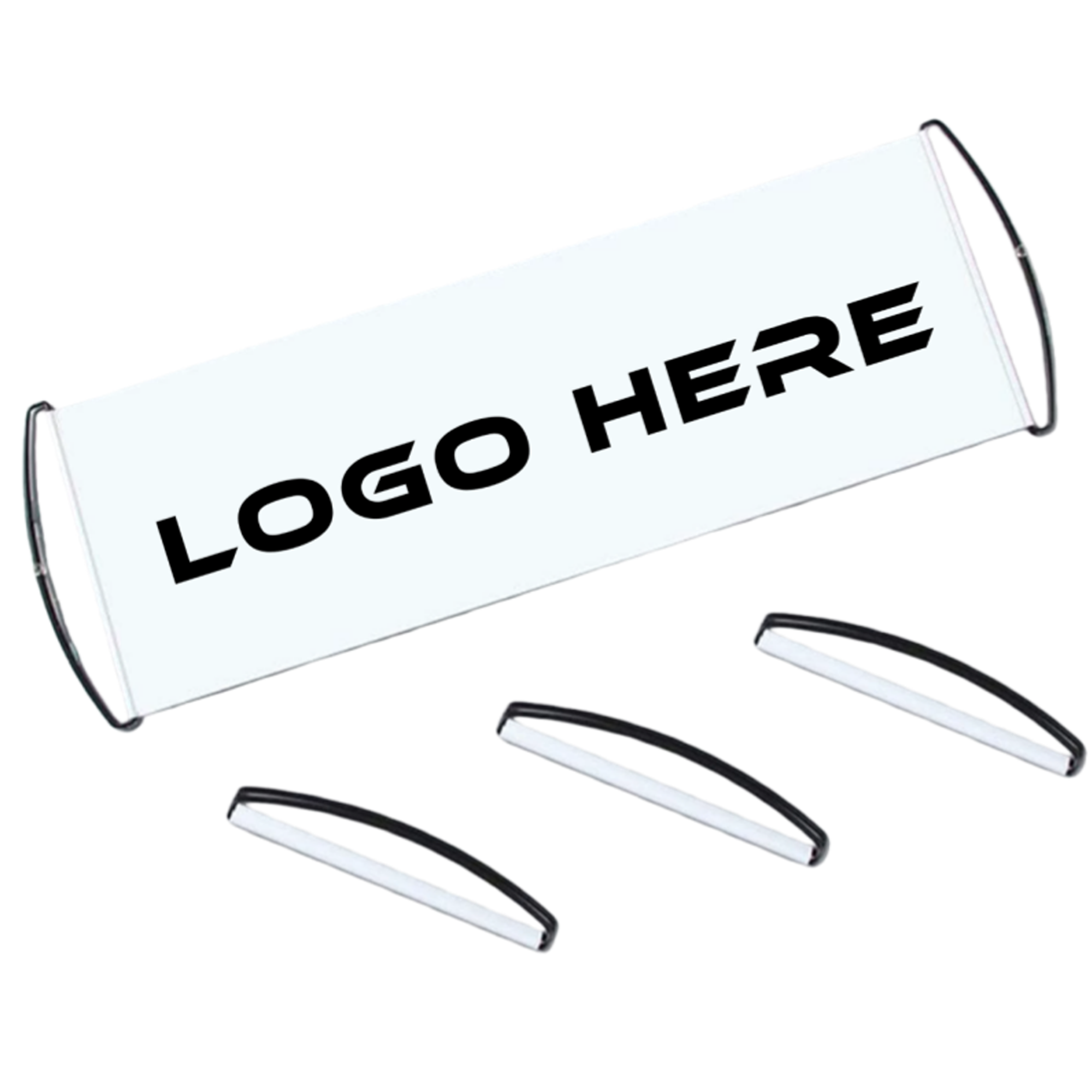 Full Color Custom Hand Held Scroll Banner 2