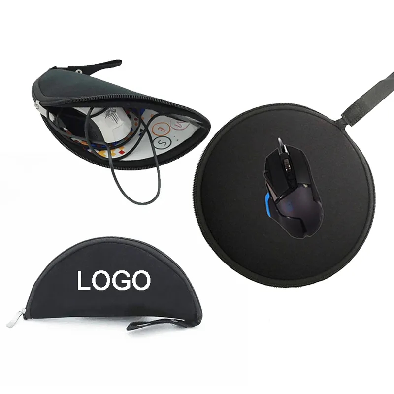 Neoprene Zipper Mouse Pad Pouch 2
