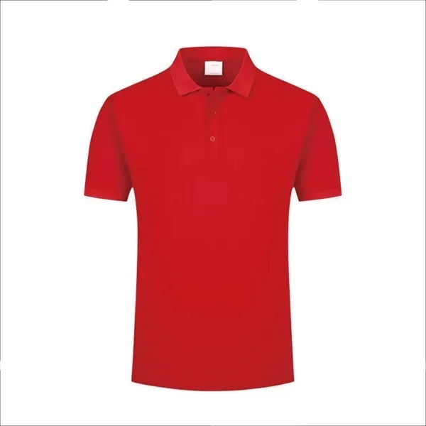 Short Sleeve Cotton Polo Shirt in Mercerized Fabric 9