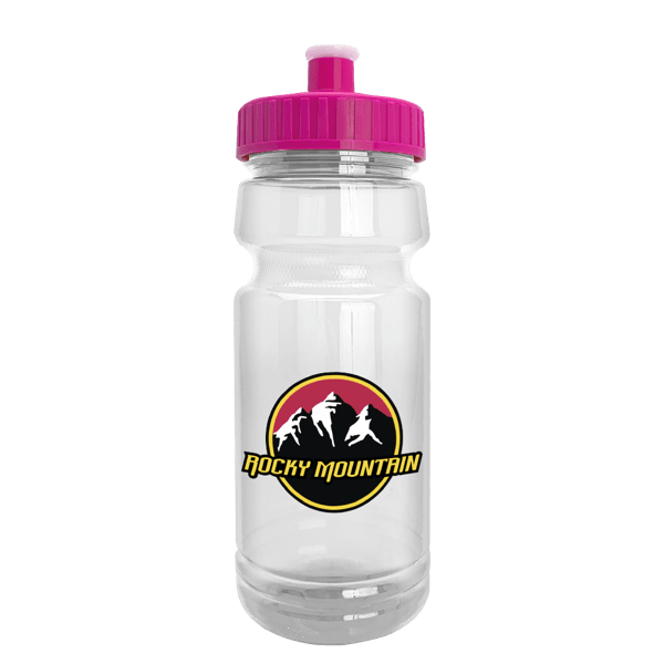 Wheely 24oz Transparent Bike Bottle w/Push-Pull Lid 7