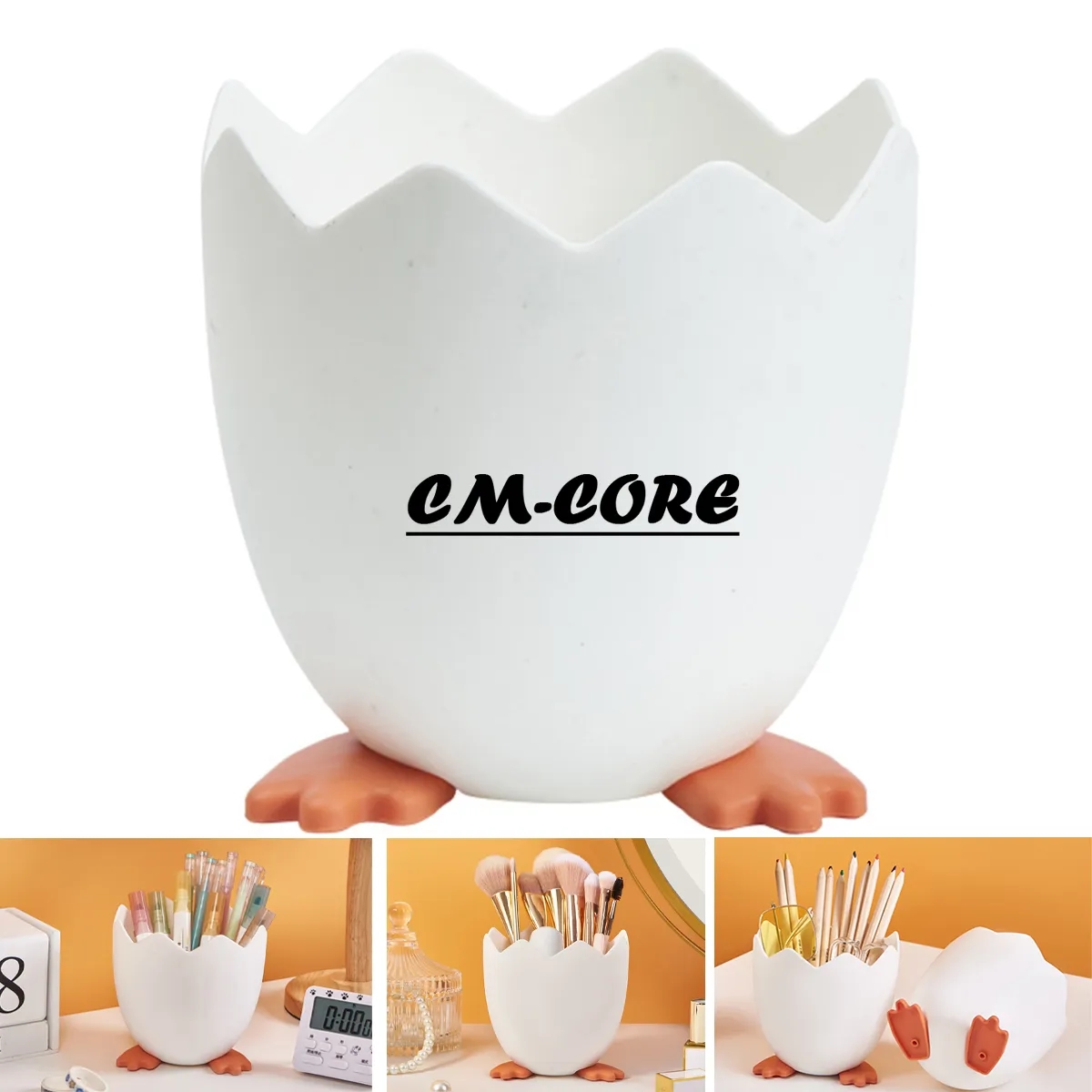 Pen Holder For Desk Cosmetic Brush Storage 3