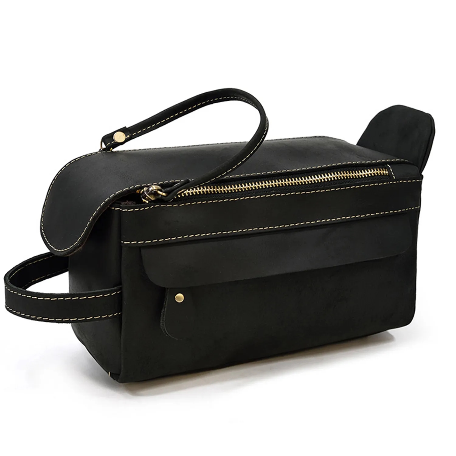 Genuine Leather Toiletry Bag 14