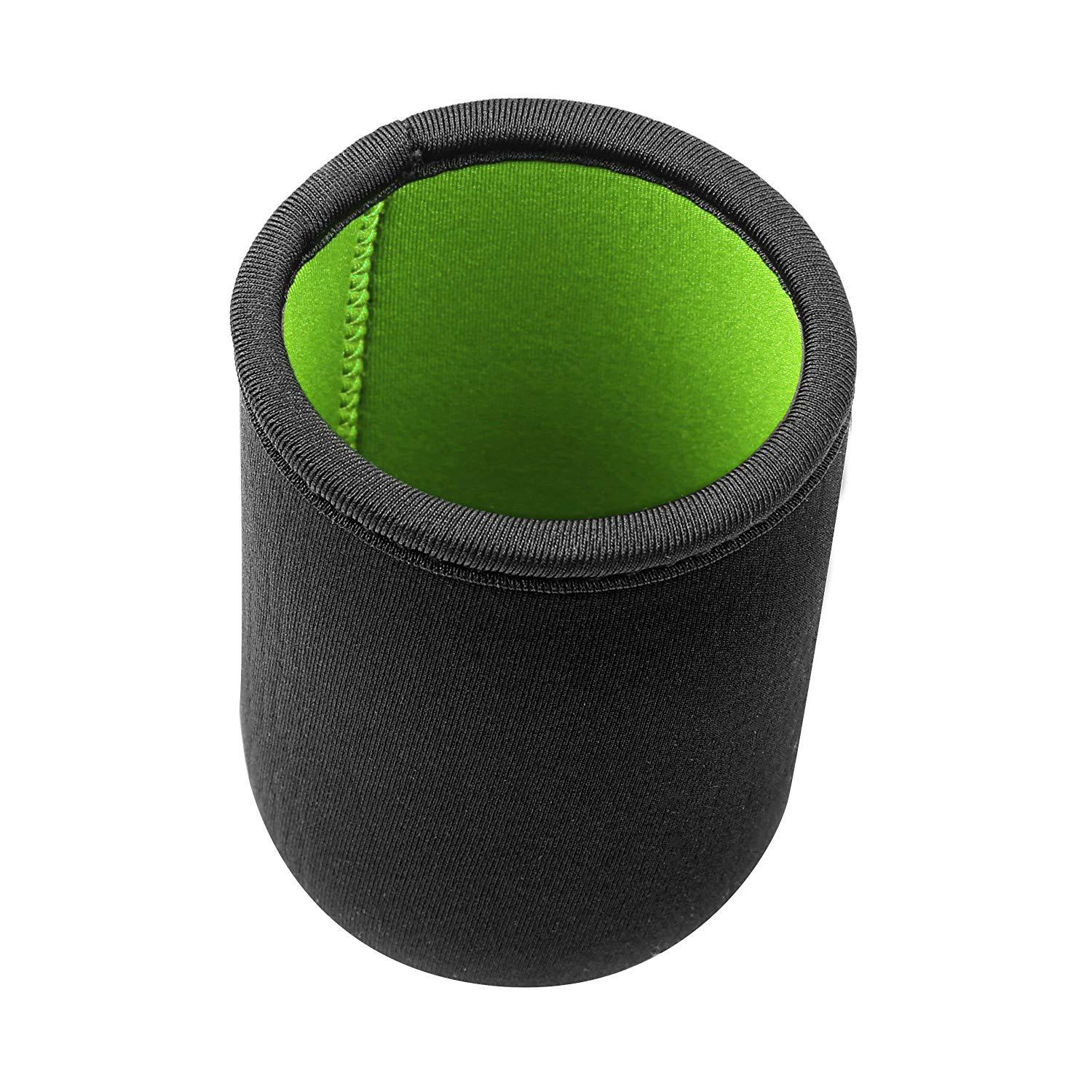 1Seam Neoprene Beer Can Sleeve Covers W/Stitched Fabric Edges 4