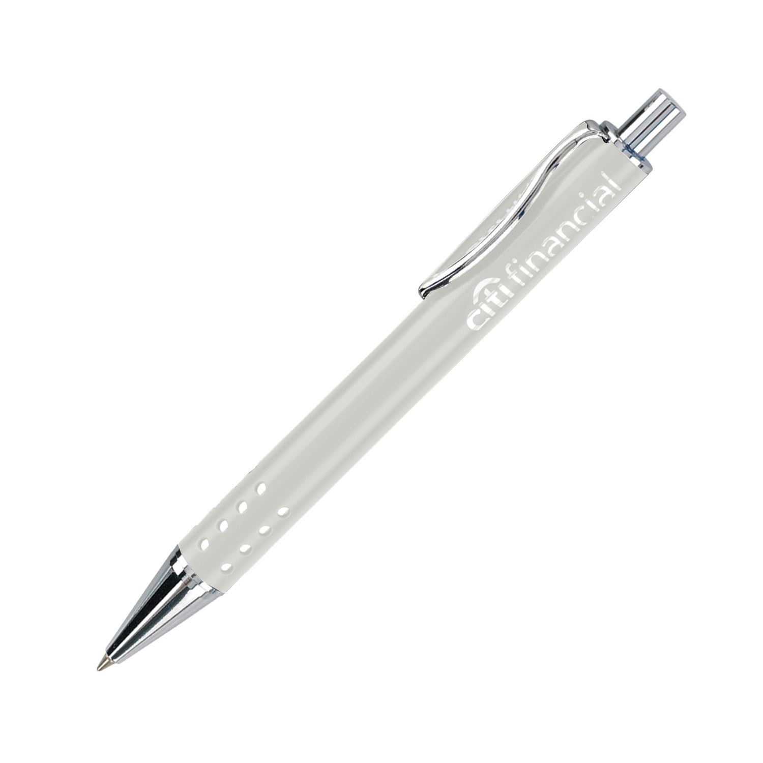 Elite 2 Click Action Ballpoint Pen w/ Chrome Plated Accent 1