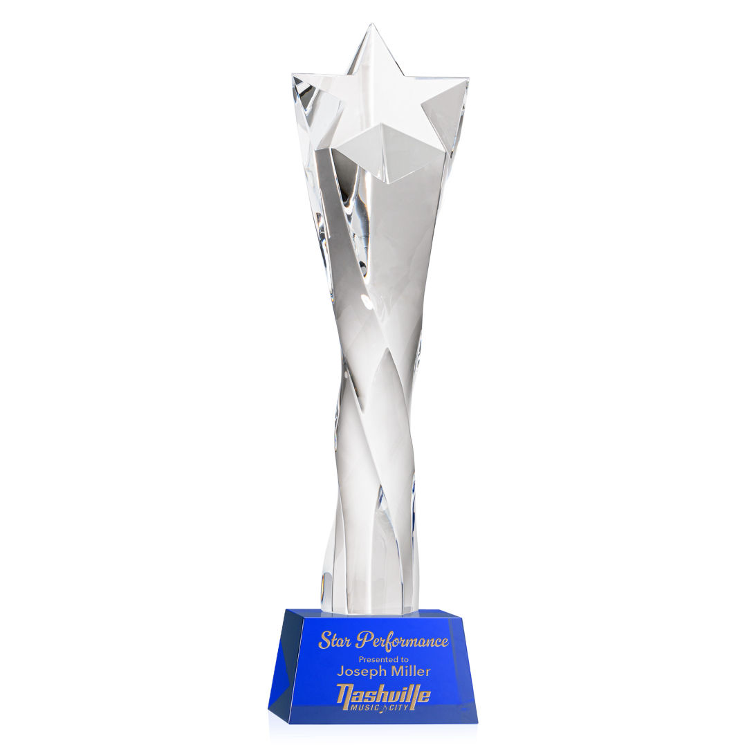Arlington Star Award on Robson Base - Blue 4