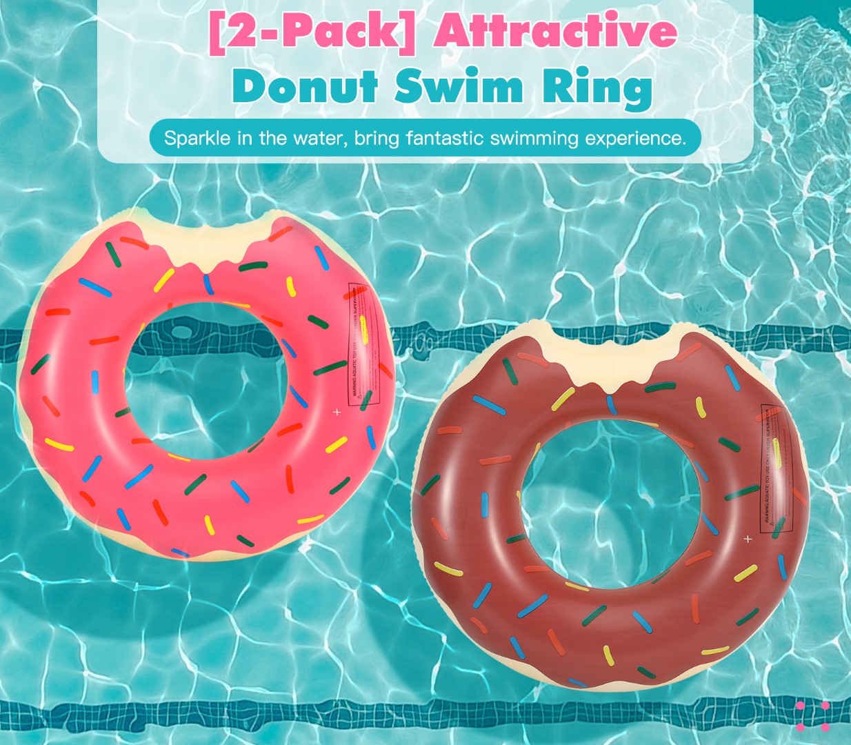 Donut Inflatable Swimming Ring 6