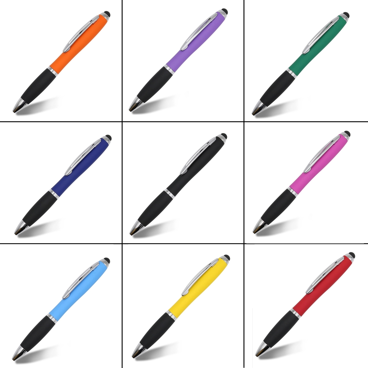 Plastic Ballpoint Pen With Touch Screen On Top 5