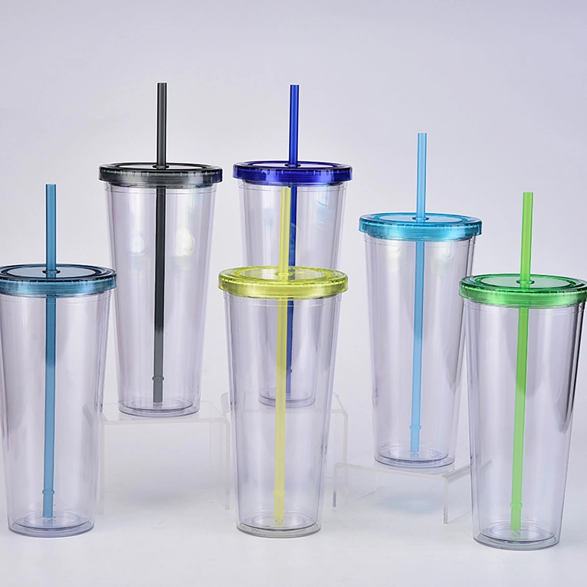 Double-Walled Transparent Drinking Cup 7