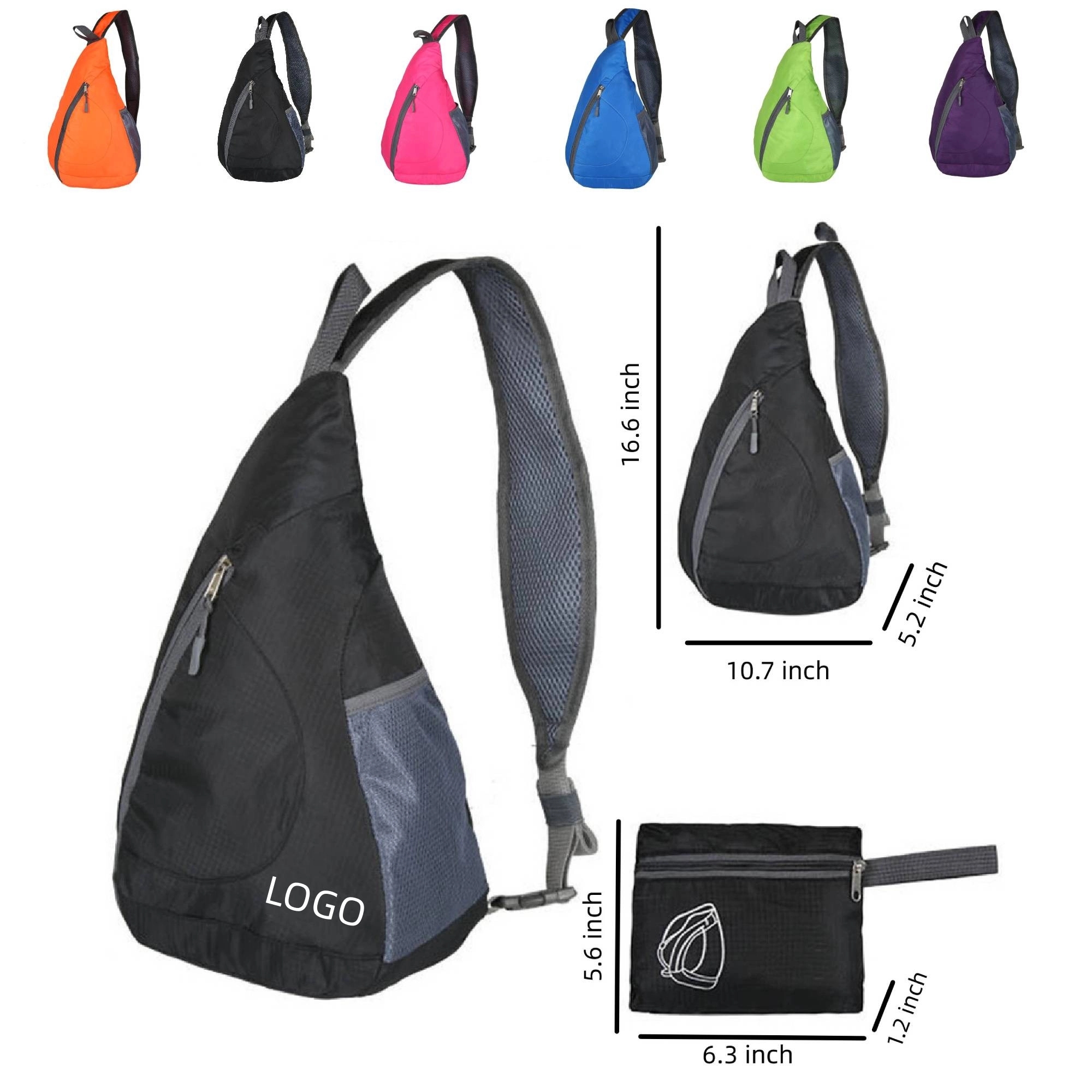 Foldable Chest Backpack MOQ 100PCS