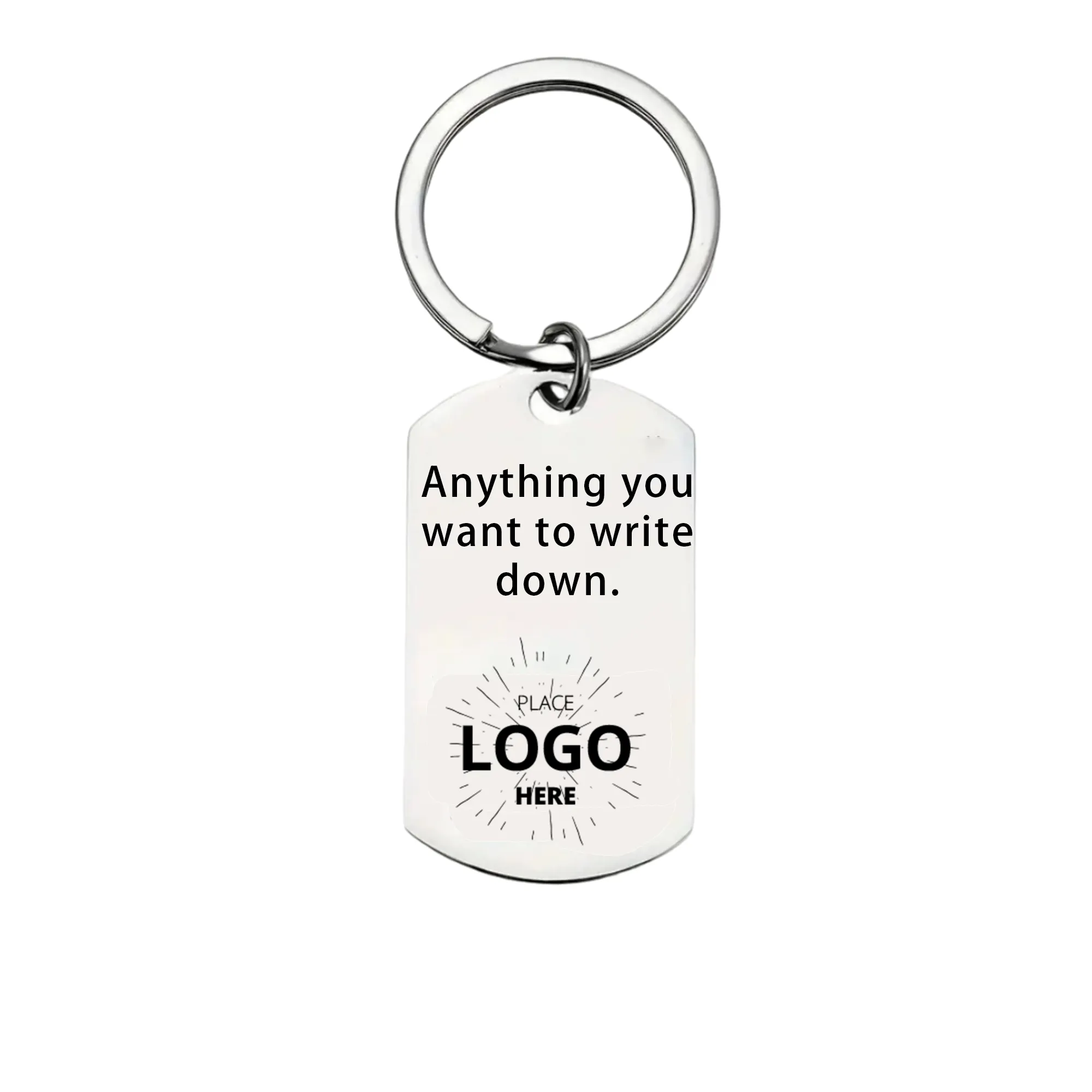 Visible Custom Stainless Steel Key Ring 2