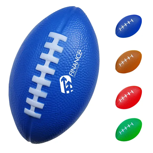Printed Football Foam Stress Reliever Ball