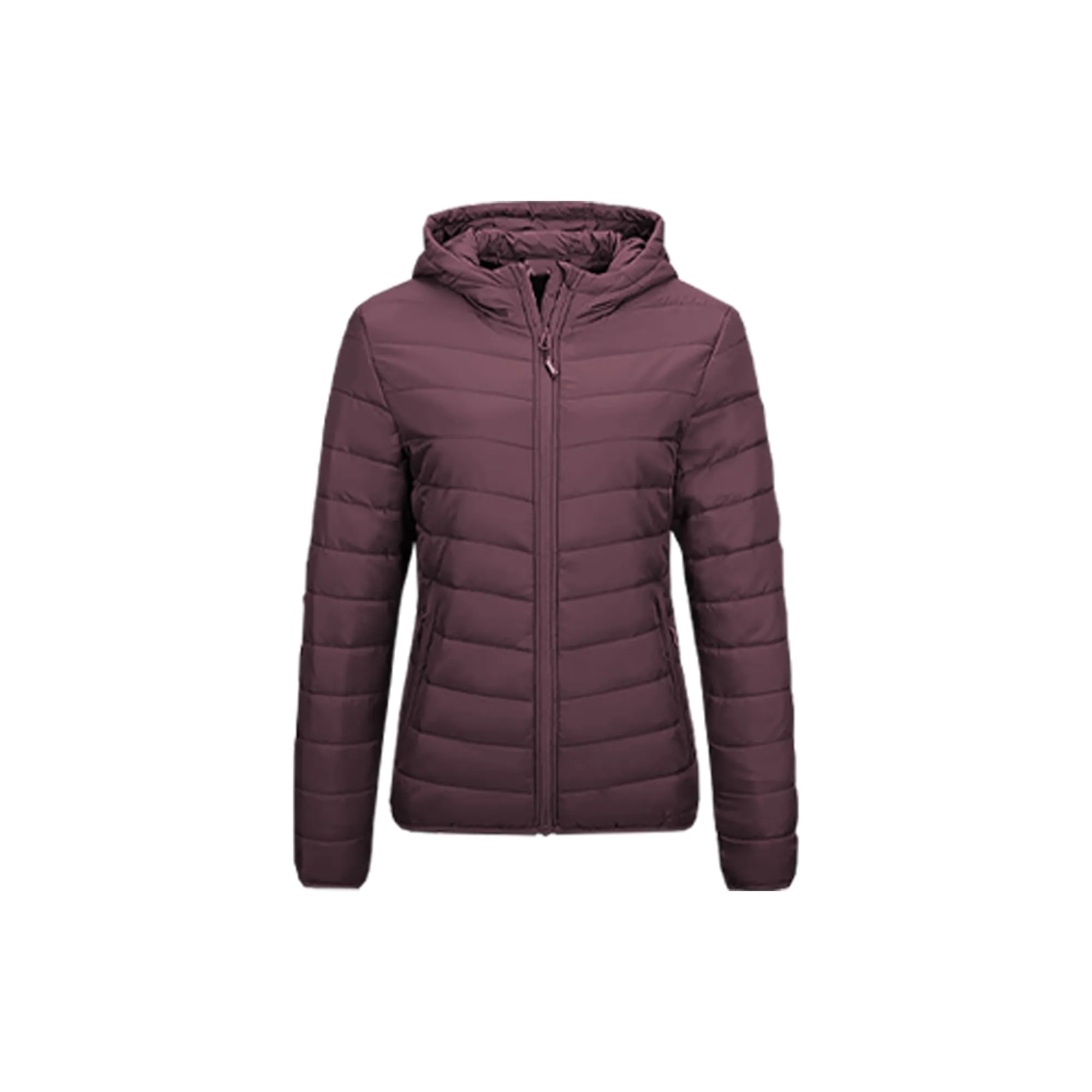 Women's Lightweight Long Sleeve Full Zip Waterproof Packable 15