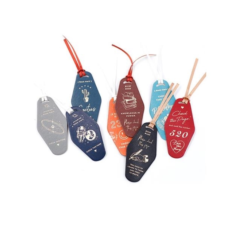 Vintage PU Hotel Motel Key Tag 2