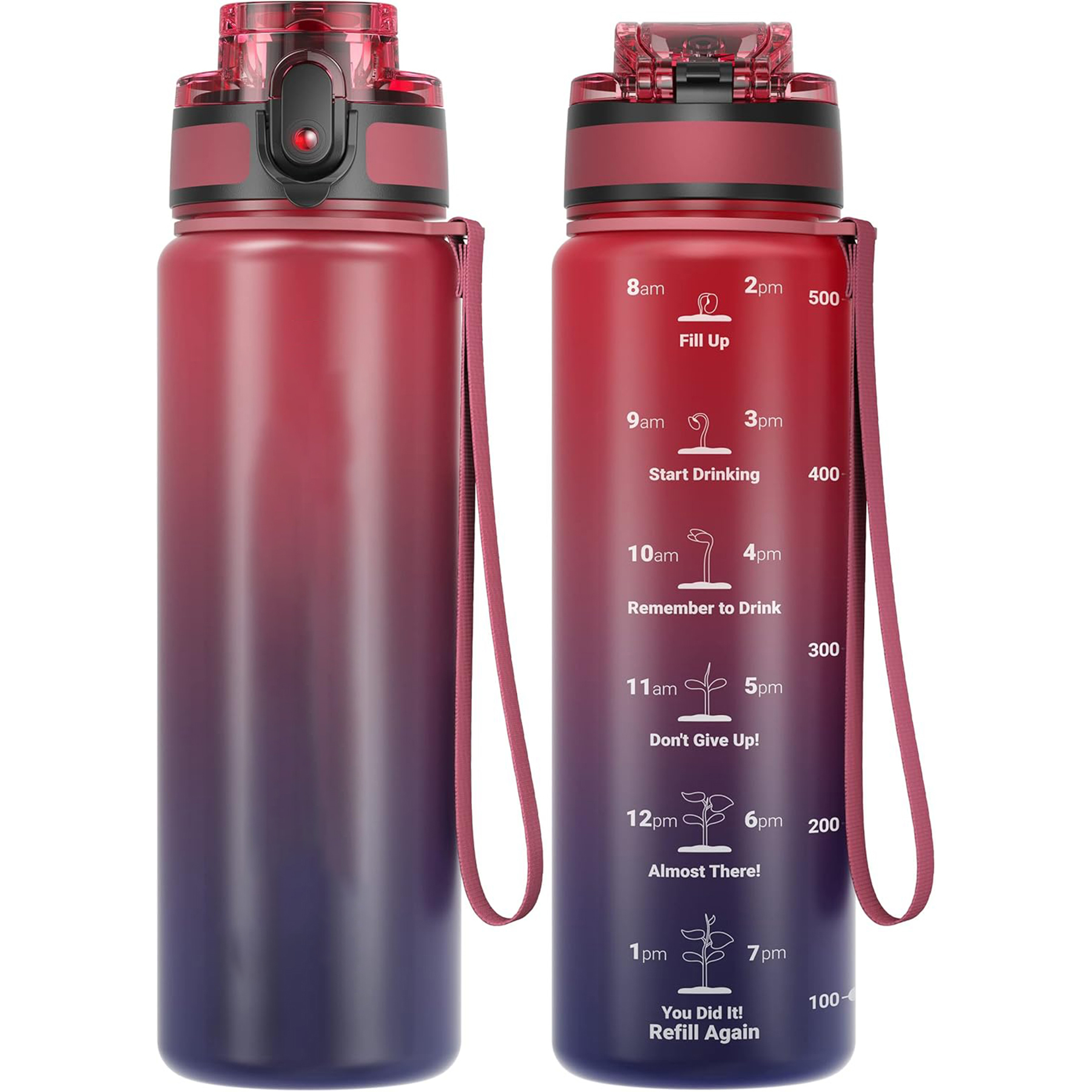 Time Marker Water Bottle 18